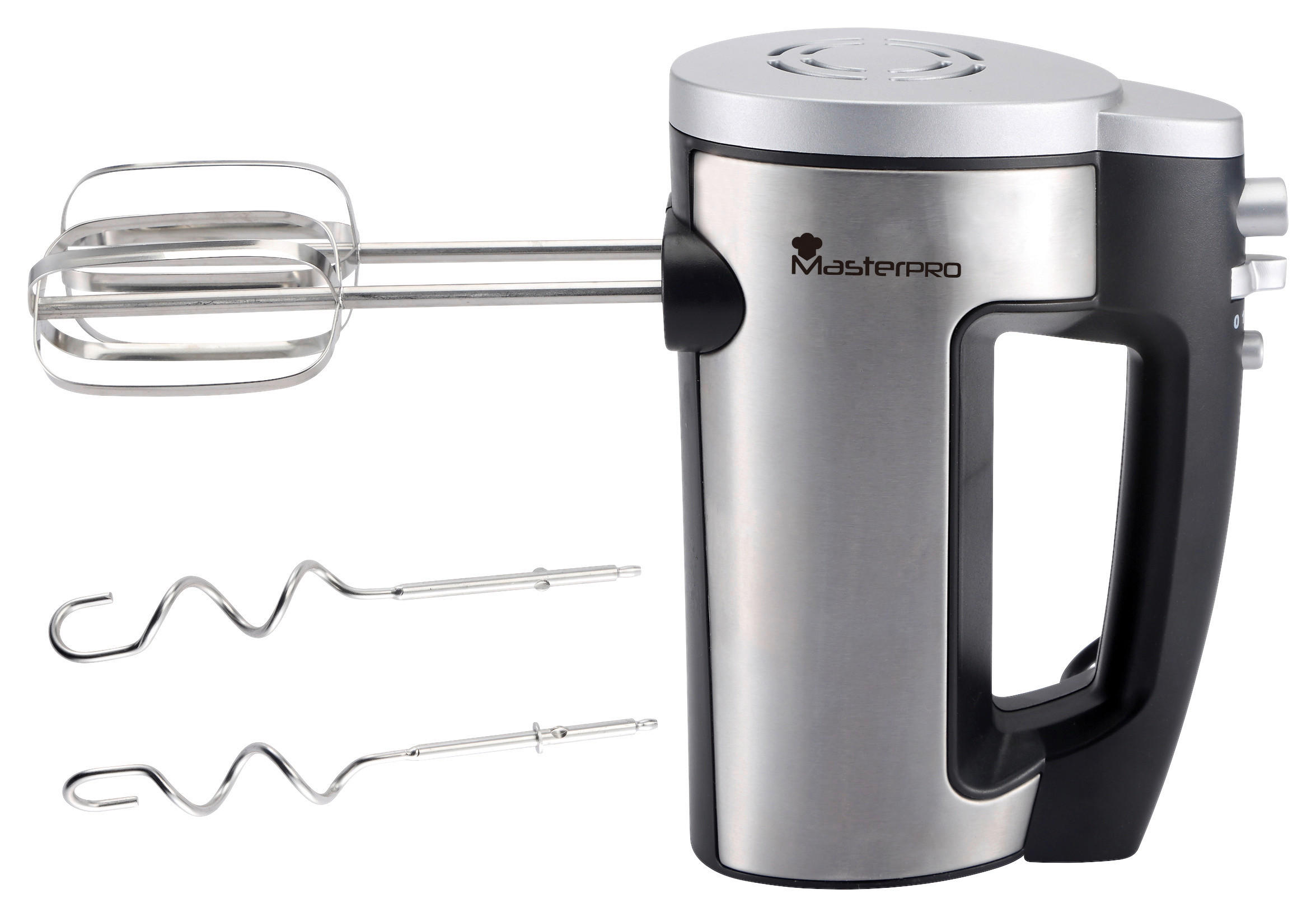HANDMIXER  - Schwarz, Basics, Kunststoff/Metall (16/22/11cm) - Masterpro