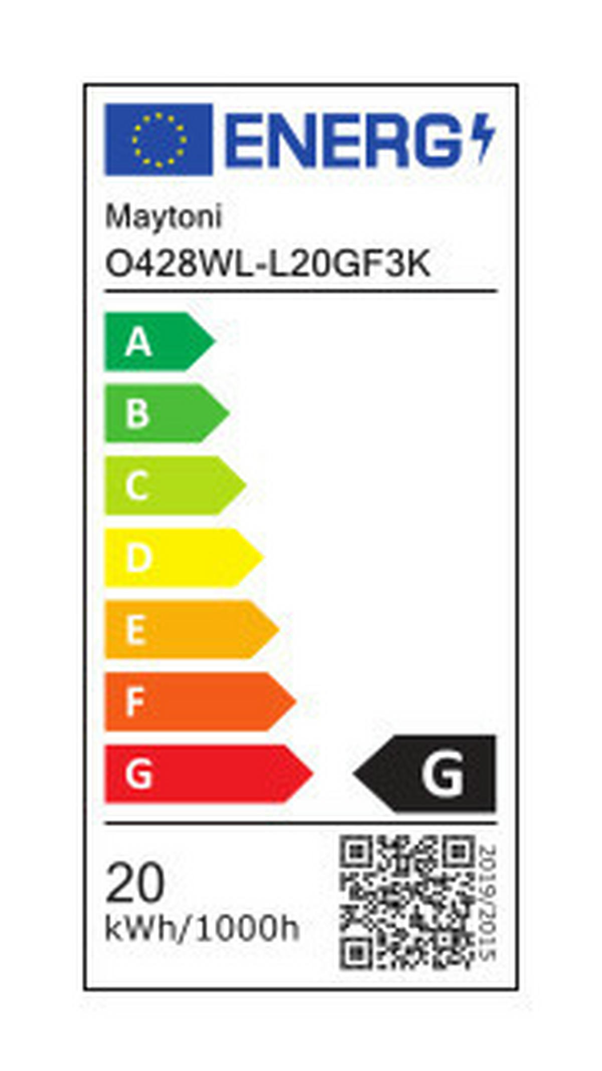 VONKAJŠIE NÁSTENNÉ SVIETIDLO - grafitová, Modern, kov (30/12/5,5cm) - MAYTONI