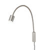 LED-WANDLEUCHTE - Nickelfarben, Konventionell, Metall (6/52cm) - Fischer & Honsel
