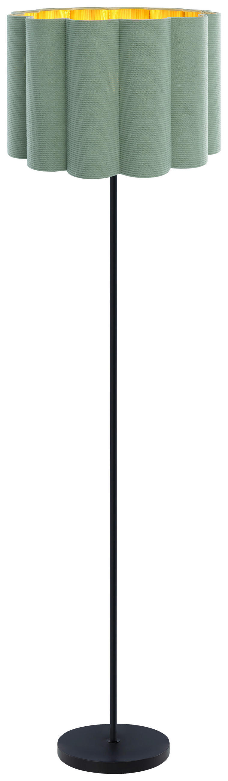Novel Stehleuchte Schwarz 150 cm