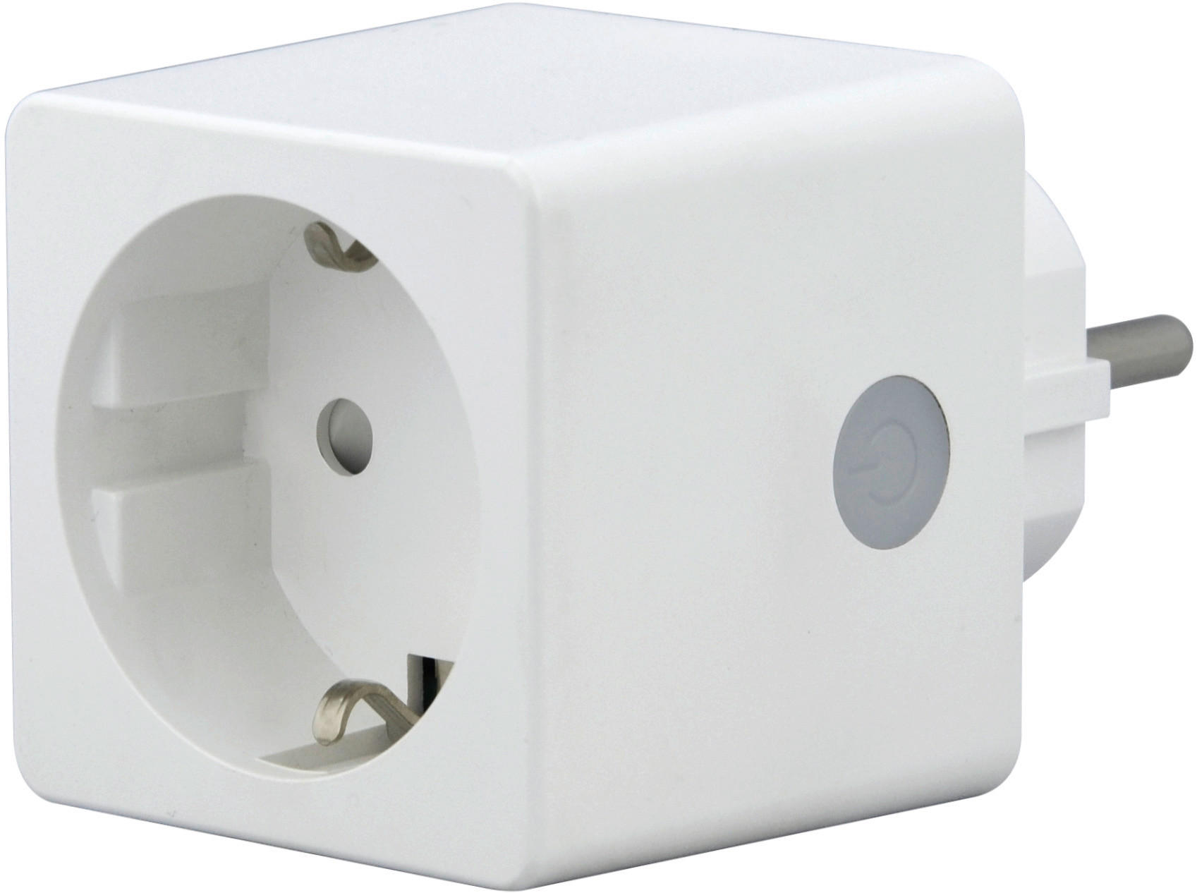 ADAPTERSTECKER - Weiß, Basics, Kunststoff (5,2/5,2/4,9cm)