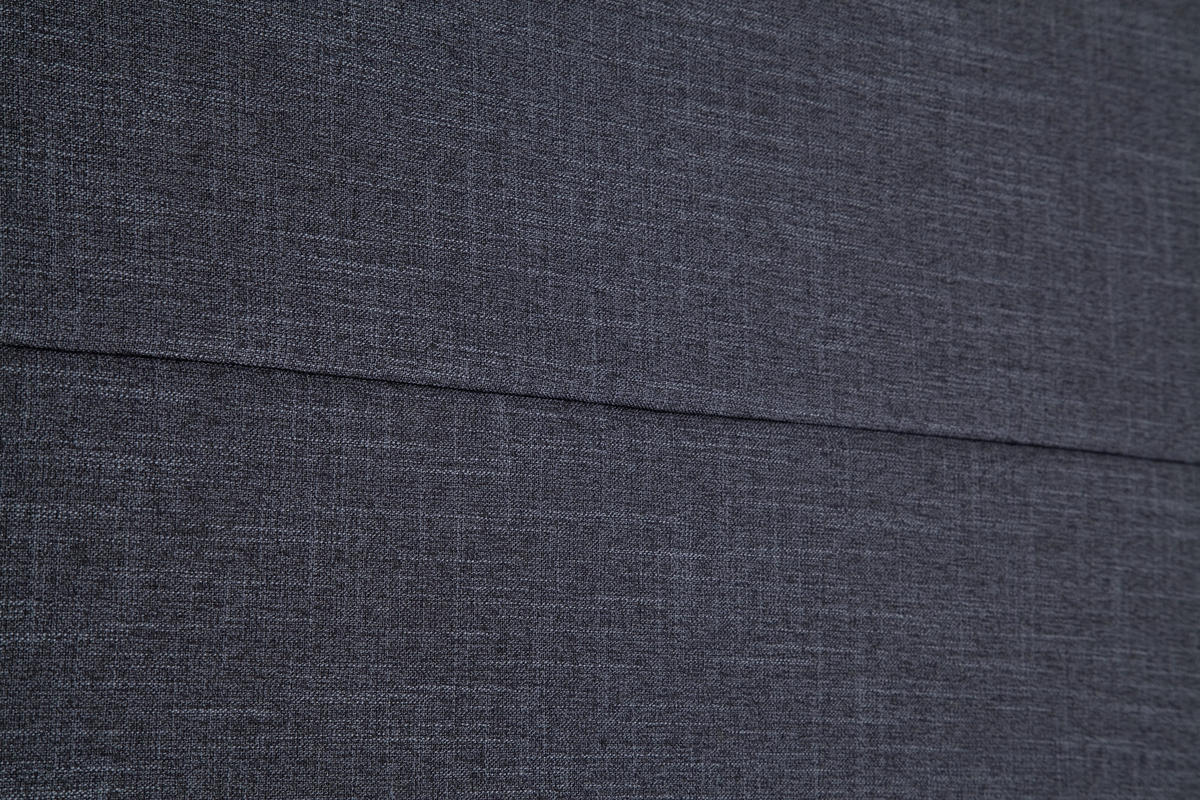 POLSTERBETT CHICAGO 180/200 cm  in Anthrazit  - Chromfarben/Anthrazit, KONVENTIONELL, Textil/Metall (180/200cm) - Livetastic