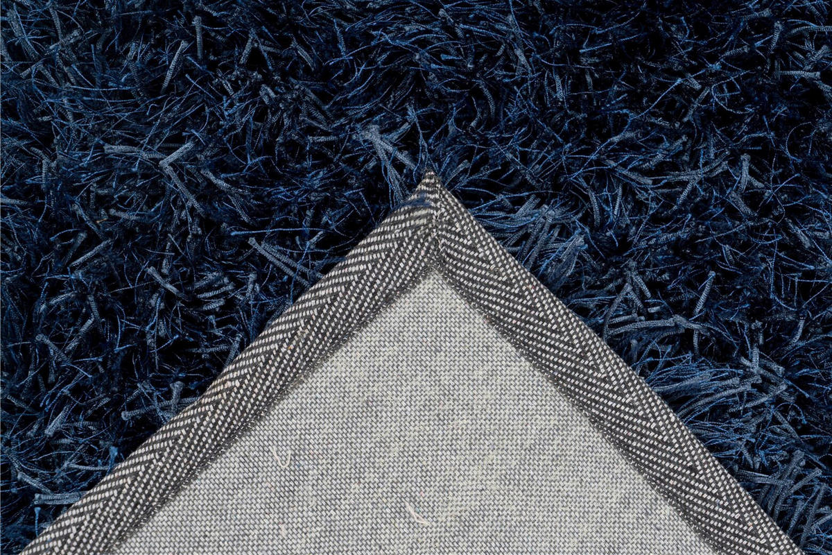 HOCHFLORTEPPICH 60/90 cm Blau rechteckig  - Blau, Basics, Textil (60/90cm) - Kayoom