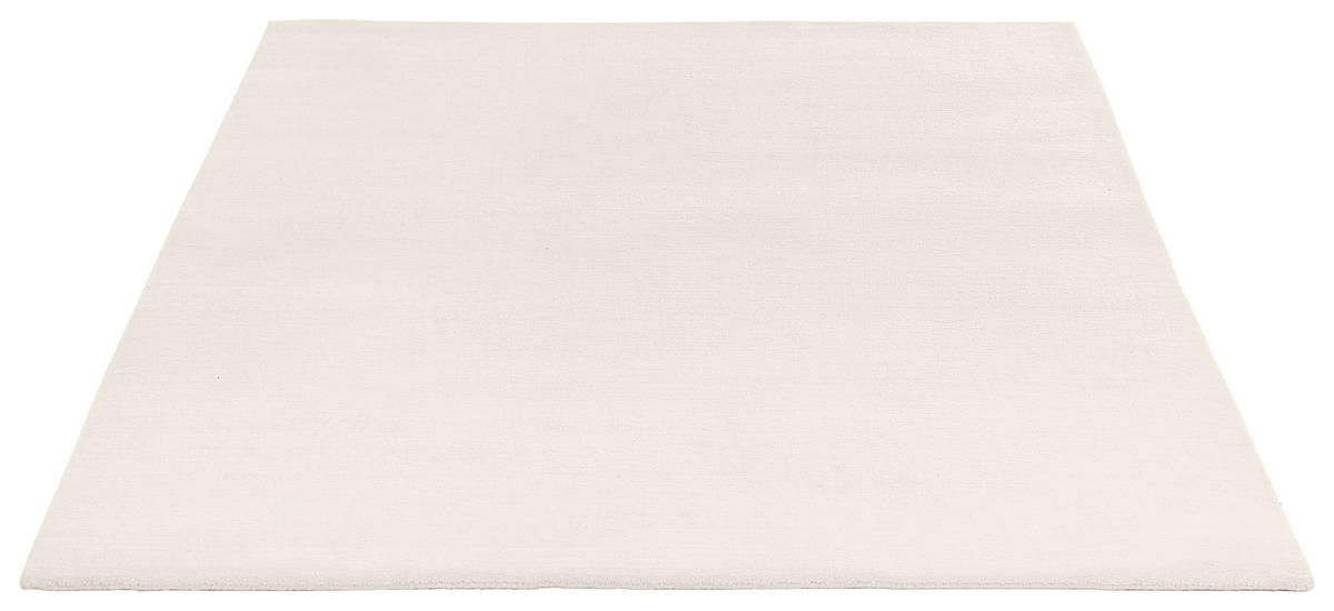 WOLLTEPPICH 70/140 cm Madi Khola Weiß  - Weiß, Basics, Textil (70/140cm) - Cazaris