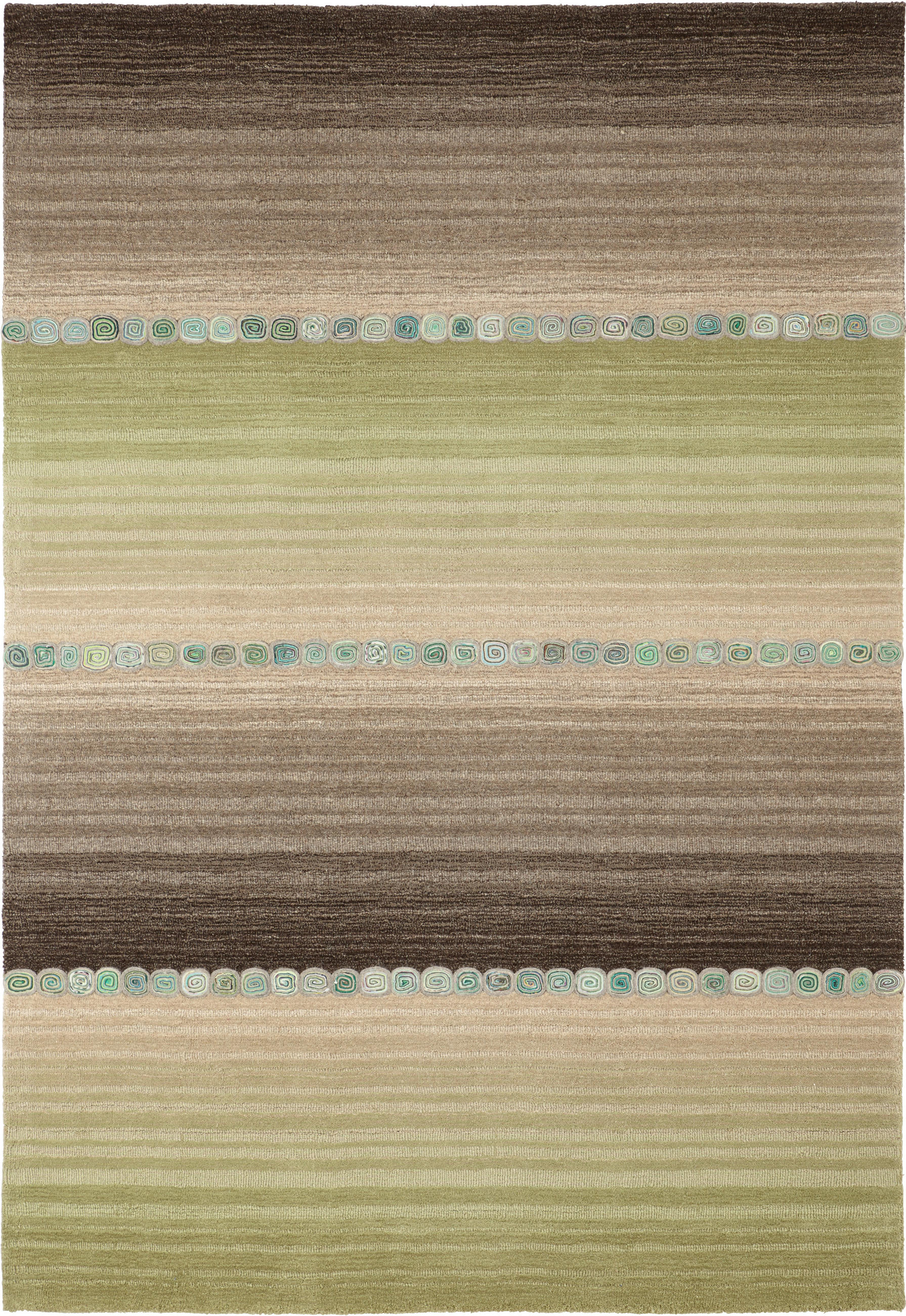 ORIENTÁLNY KOBEREC, 160/230 cm, sivá, zelená - sivá/zelená, Konventionell, textil (160/230cm) - Cazaris