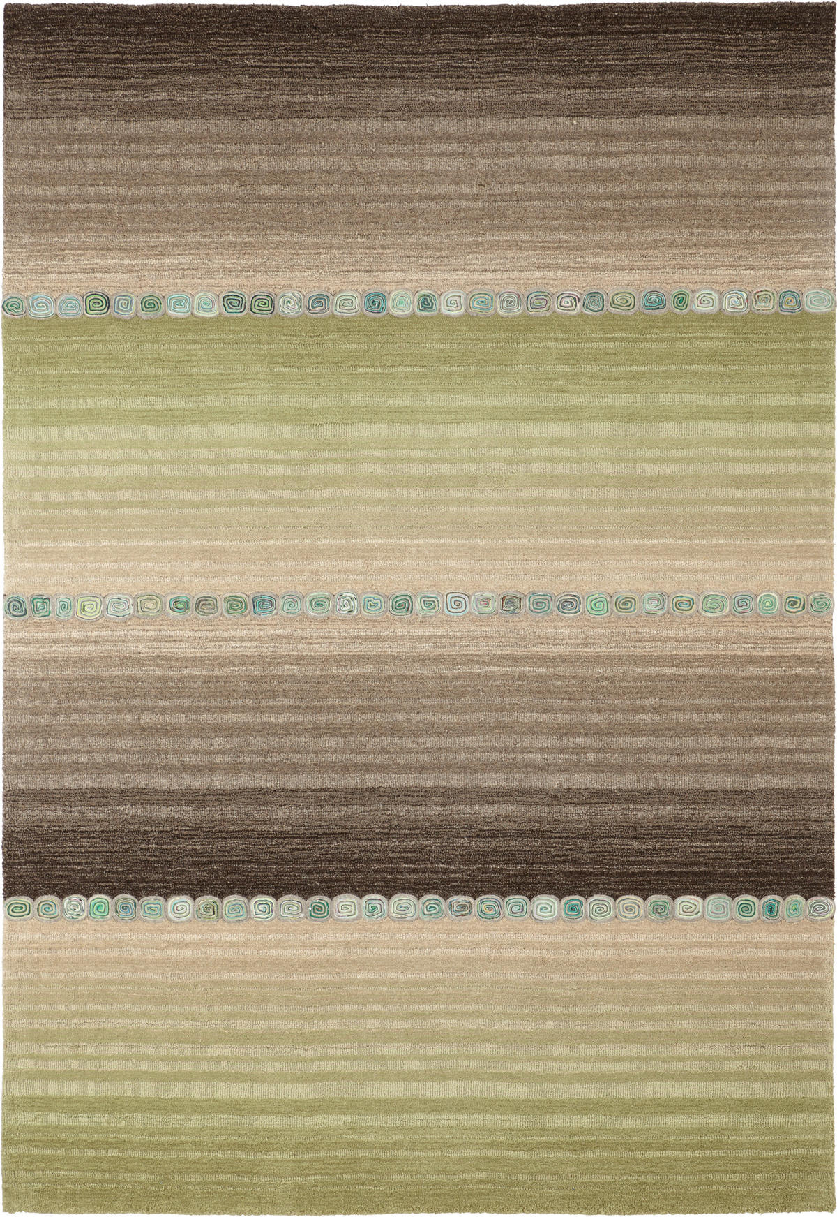 ORIENTALSKA PREPROGA  70/140 cm   siva, zelena  - siva/zelena, Konvencionalno, tekstil (70/140cm) - Cazaris