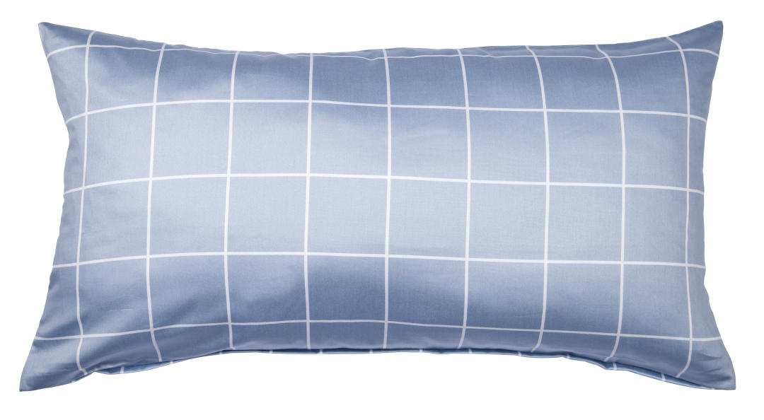 KISSENHÜLLE Giulietta 40/80 cm  - Blau/Weiß, KONVENTIONELL, Textil (40/80cm) - Janine