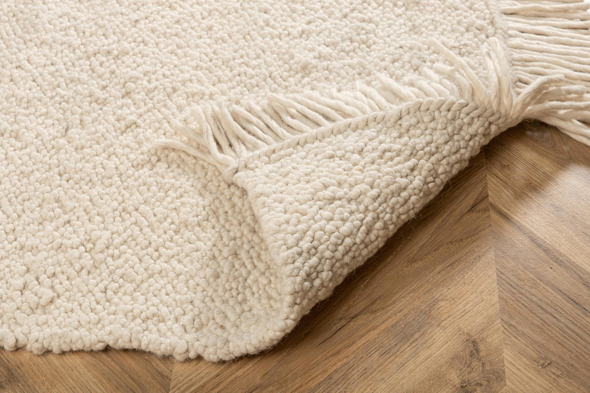 HOCHFLORTEPPICH 160/230 cm Weiß  - Weiß, LIFESTYLE, Textil (160/230cm) - P & B