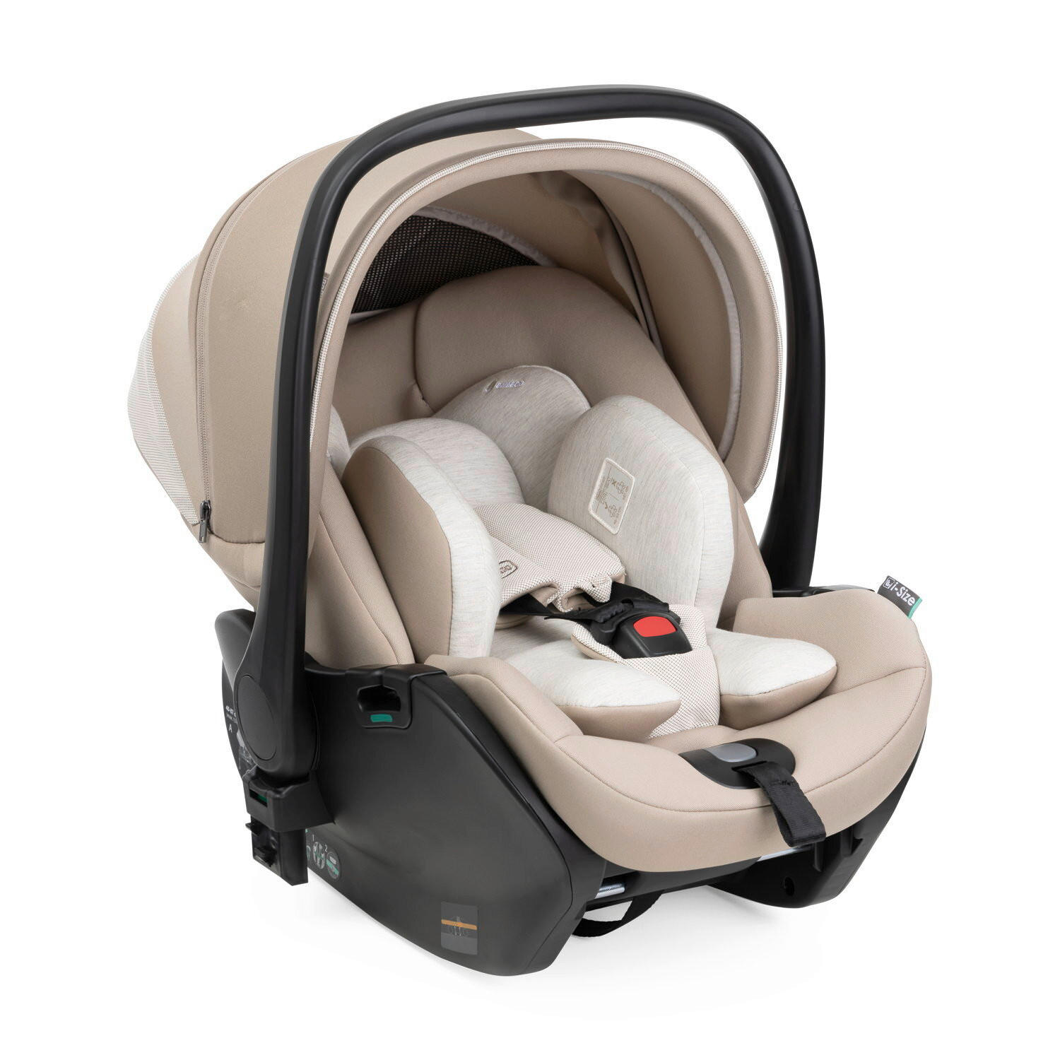 BABYSCHALE  First Seat Recline I-Size Amber Glow  - Beige, Basics, Textil (44/58/60/65cm) - Chicco