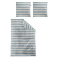 BETTWÄSCHE Makosatin 135/200 cm  - Blau, KONVENTIONELL, Textil (135/200cm) - Irisette