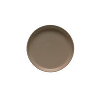 FRÜHSTÜCKSTELLERSET Taupe 2-teilig 20,5 cm Salerno  - Taupe, Trend, Keramik (20,5cm) - Novel