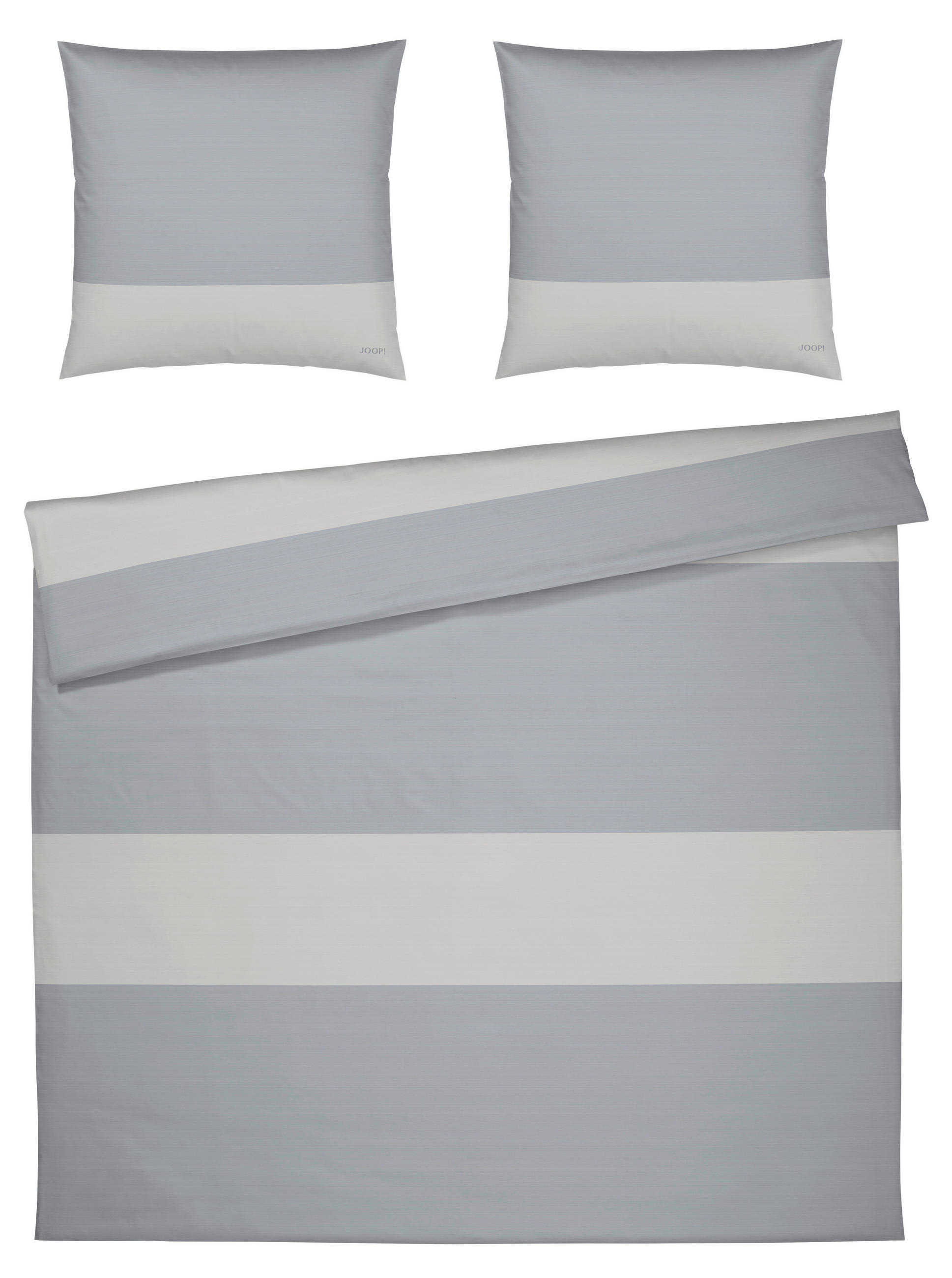 BETTWÄSCHE Makosatin 200/200 cm  - Grau, Design, Textil (200/200cm) - Joop!