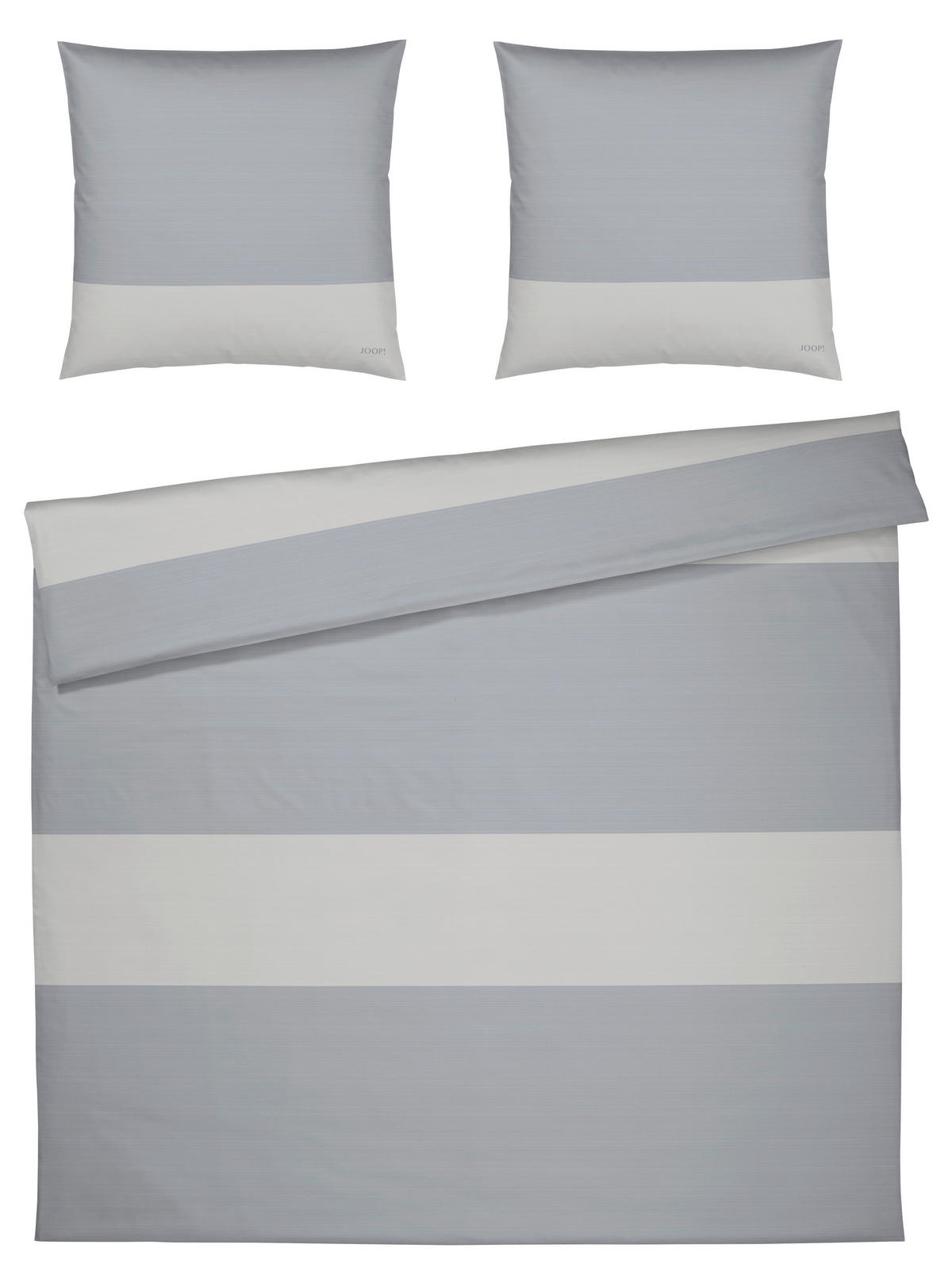 BETTWÄSCHE Makosatin 200/200 cm  - Grau, Design, Textil (200/200cm) - Joop!