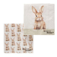 UBROUSEK - bílá/krémová, Basics, dřevo (16,5/16,5/3cm)