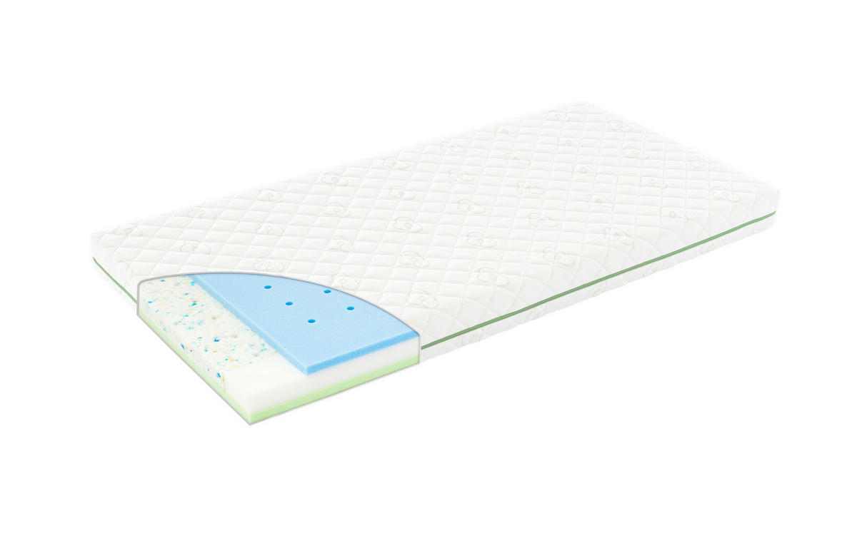 KINDERMATRATZE Baum, Höhe ca. 11 cm  - Basics, Textil (70/140cm) - Träumeland