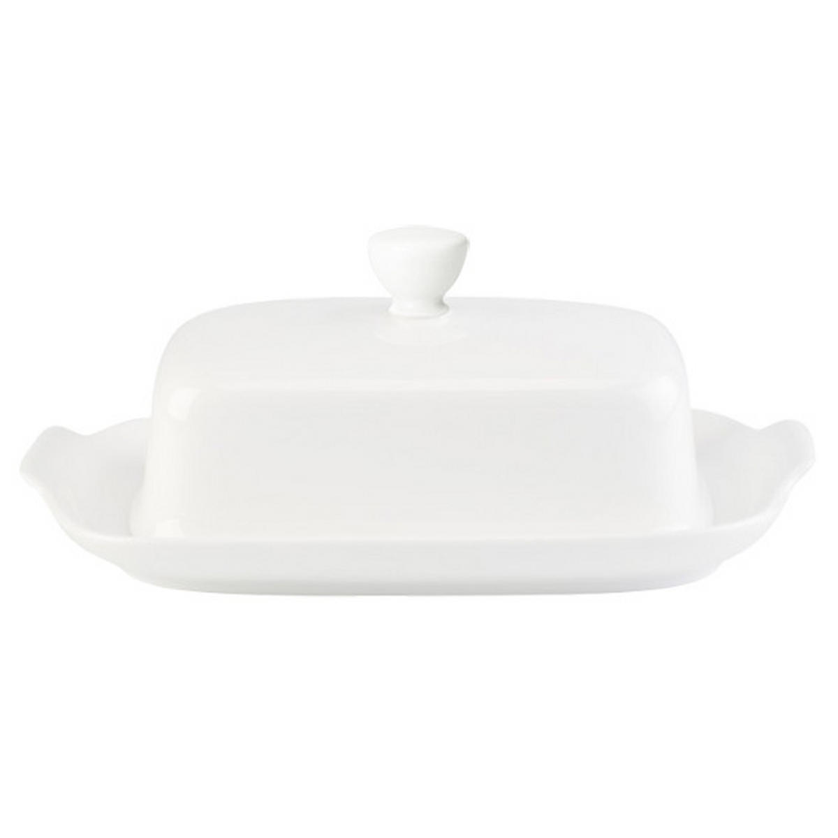 BUTTERDOSENSCHALE - Weiß, Basics, Keramik (20/15cm) - Noblesse - V&B