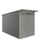 GERÄTEHAUS 180/222/380 cm  - Anthrazit, Basics, Metall (180/222/380cm) - Biohort