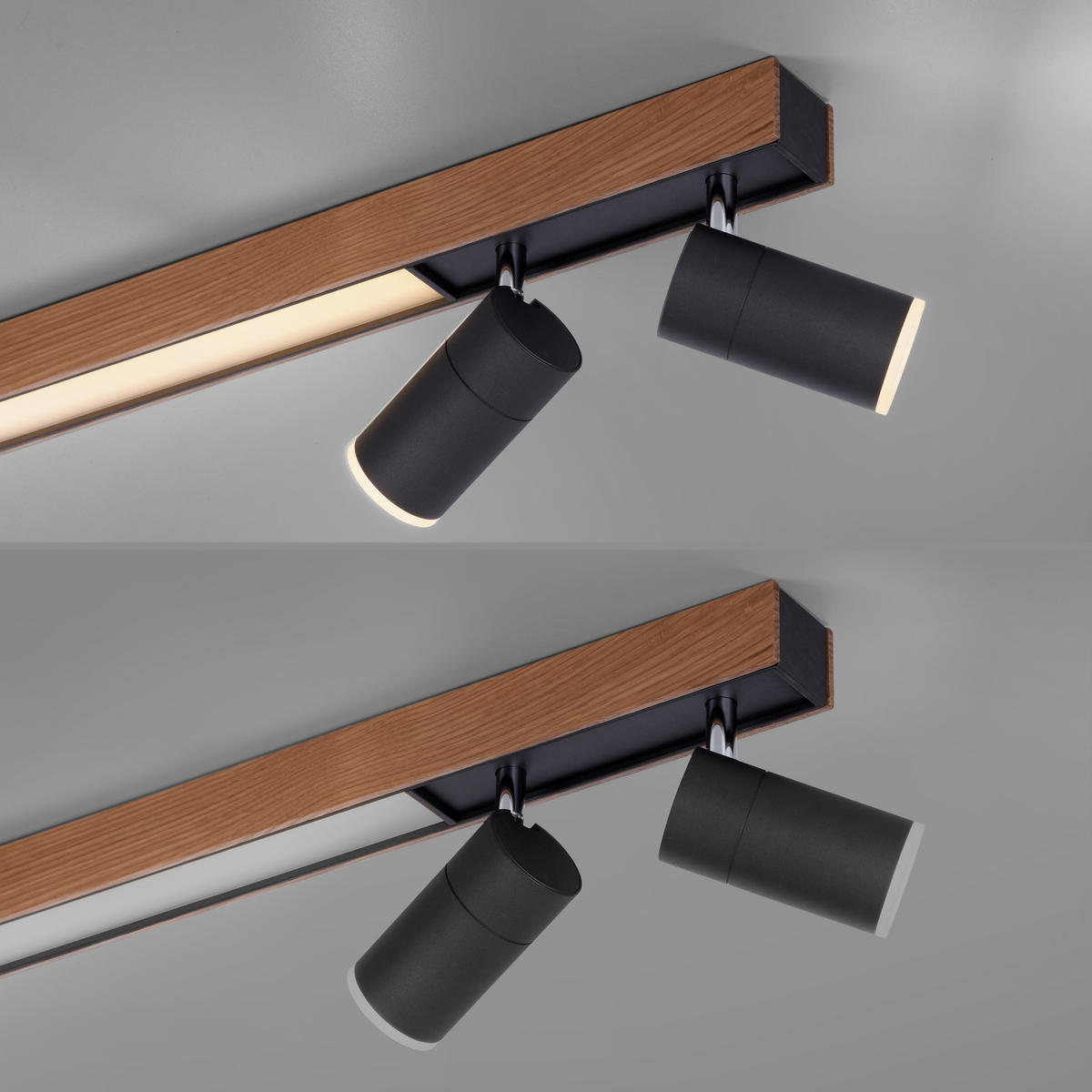 LED-DECKENLEUCHTE Pure-Lines 120/19/15,5 cm   - Design, Holz (120/19/15,5cm) - Neuhaus PURE