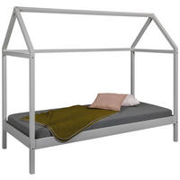 HAUSBETT 90/200 cm  - Hellgrau, MODERN, Holz (90/200cm) - MID.YOU