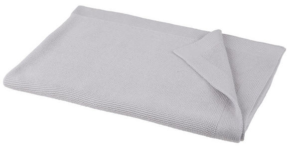 PLAID 130/170 cm - Hellgrau, Basics, Textil (130/170cm) - Ambiente
