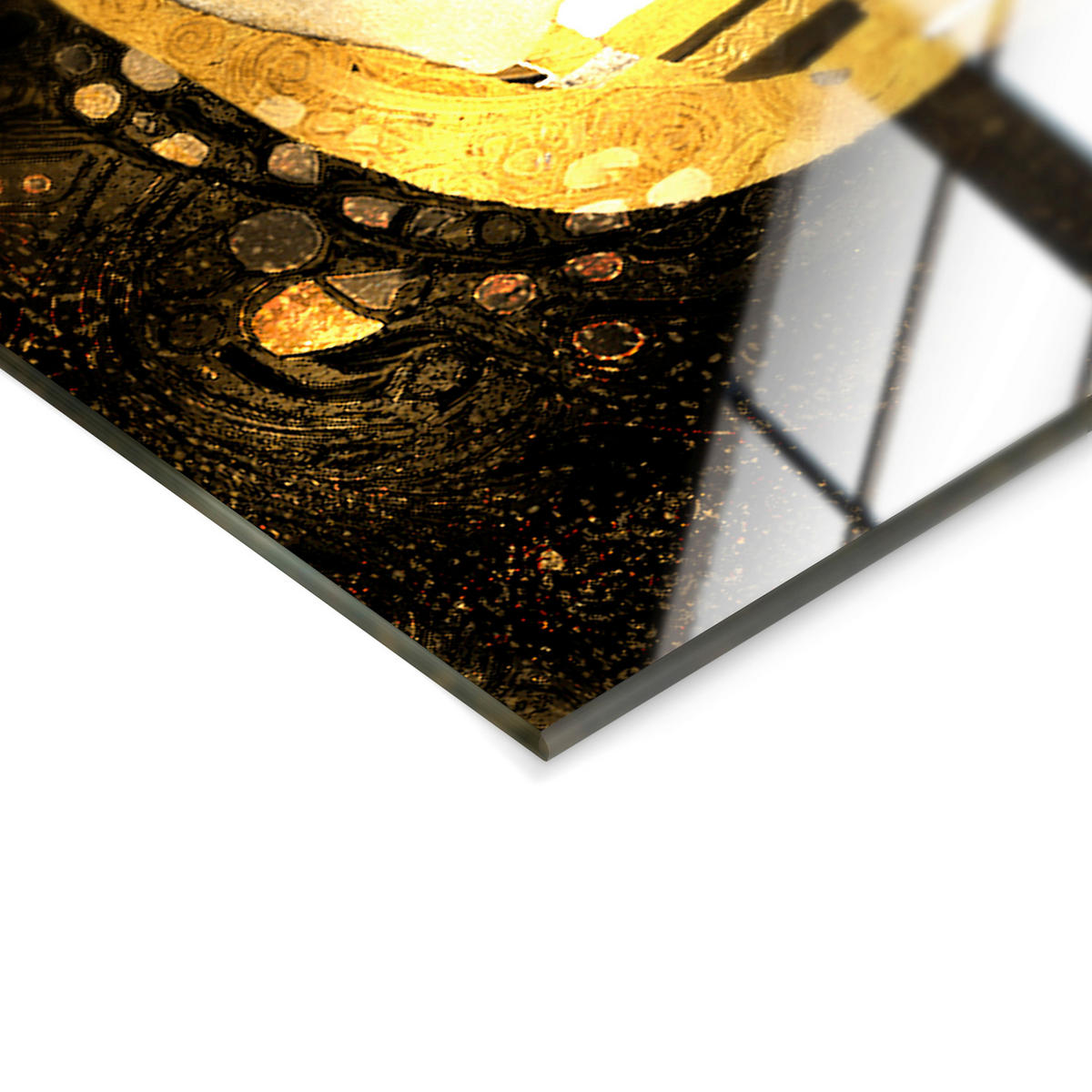 GLASBILD Abstraktes 70/100 cm  - Multicolor, Basics, Glas/Papier (70/100cm)