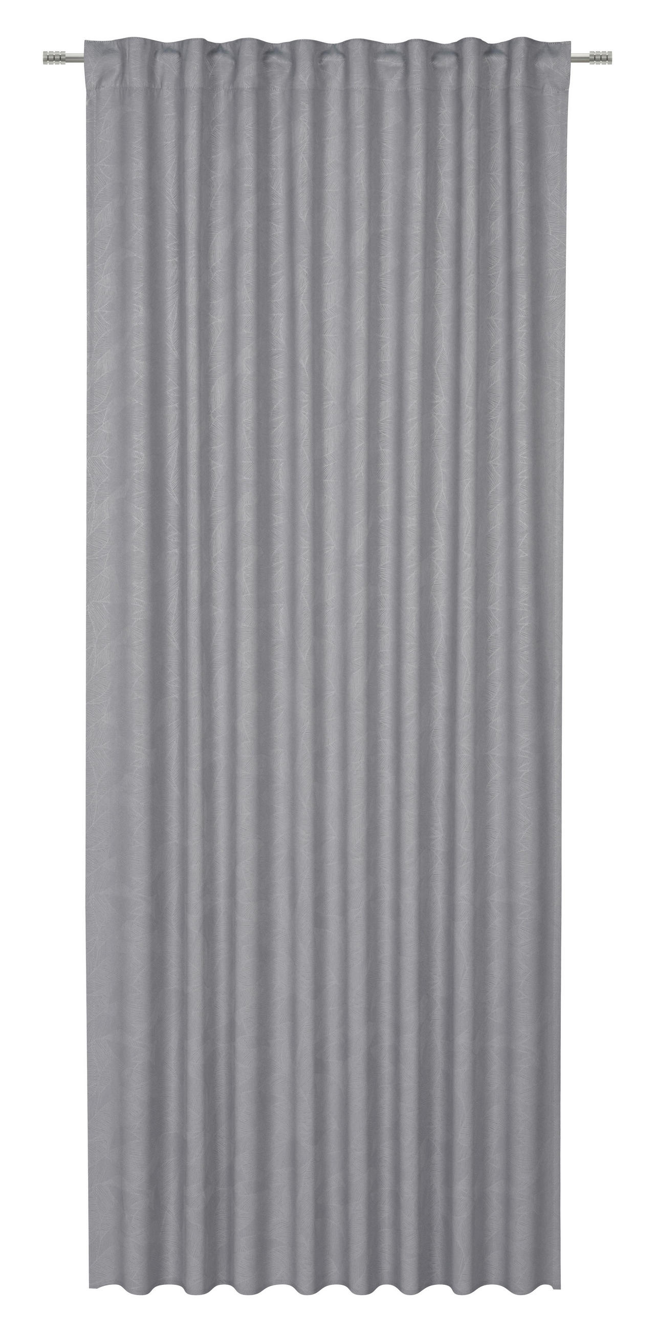 VERDUNKELUNGSVORHANG - Grau, Basics, Textil (135/245cm) - Esposa