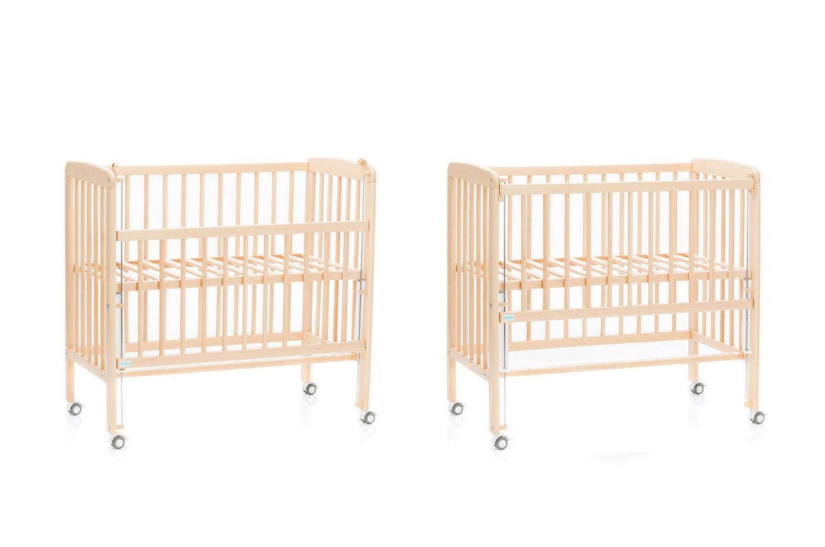 BEISTELLBETT Nino  - Naturfarben, Basics, Holz (94/69/85cm) - Fillikid