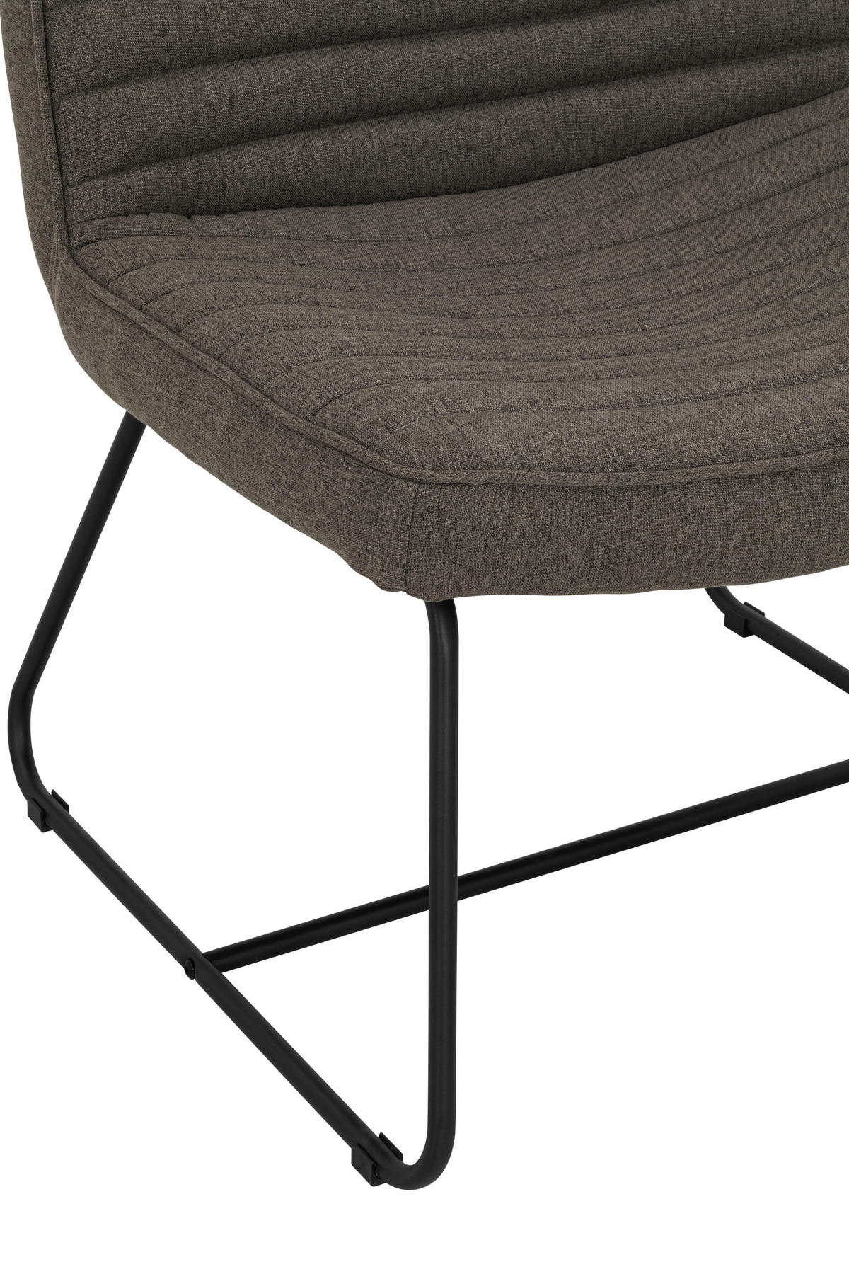 SESSEL Webstoff Grau    - Schwarz/Grau, MODERN, Textil/Metall (66/85/69cm) - P & B