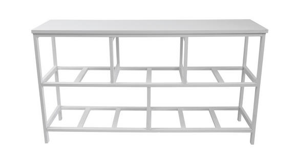 KOMMODE , 101/55/30 cm, 5 Schublade(n)  - Weiß/Grau, Basics, Karton/Holz (101/55/30cm) - Carryhome