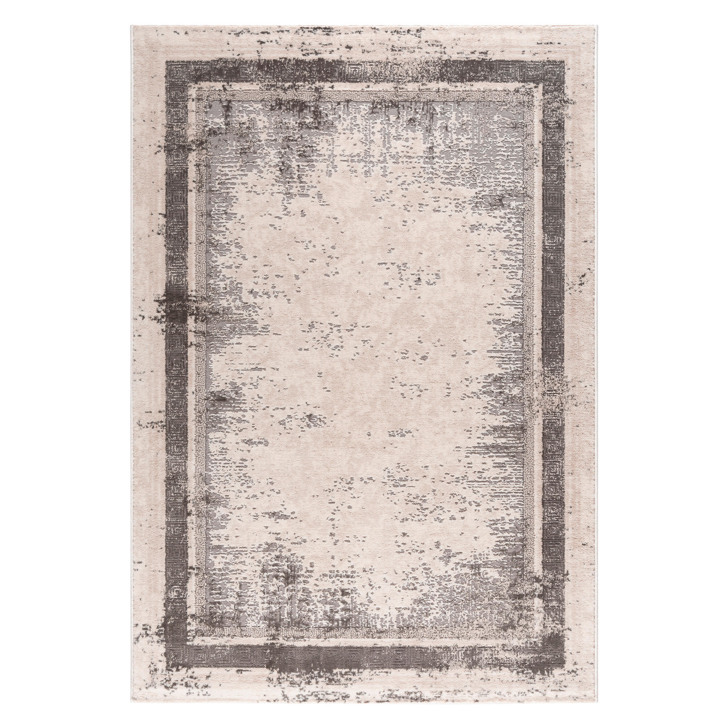 Levně TKANÝ KOBEREC, 80/150 cm, krémová, šedá
