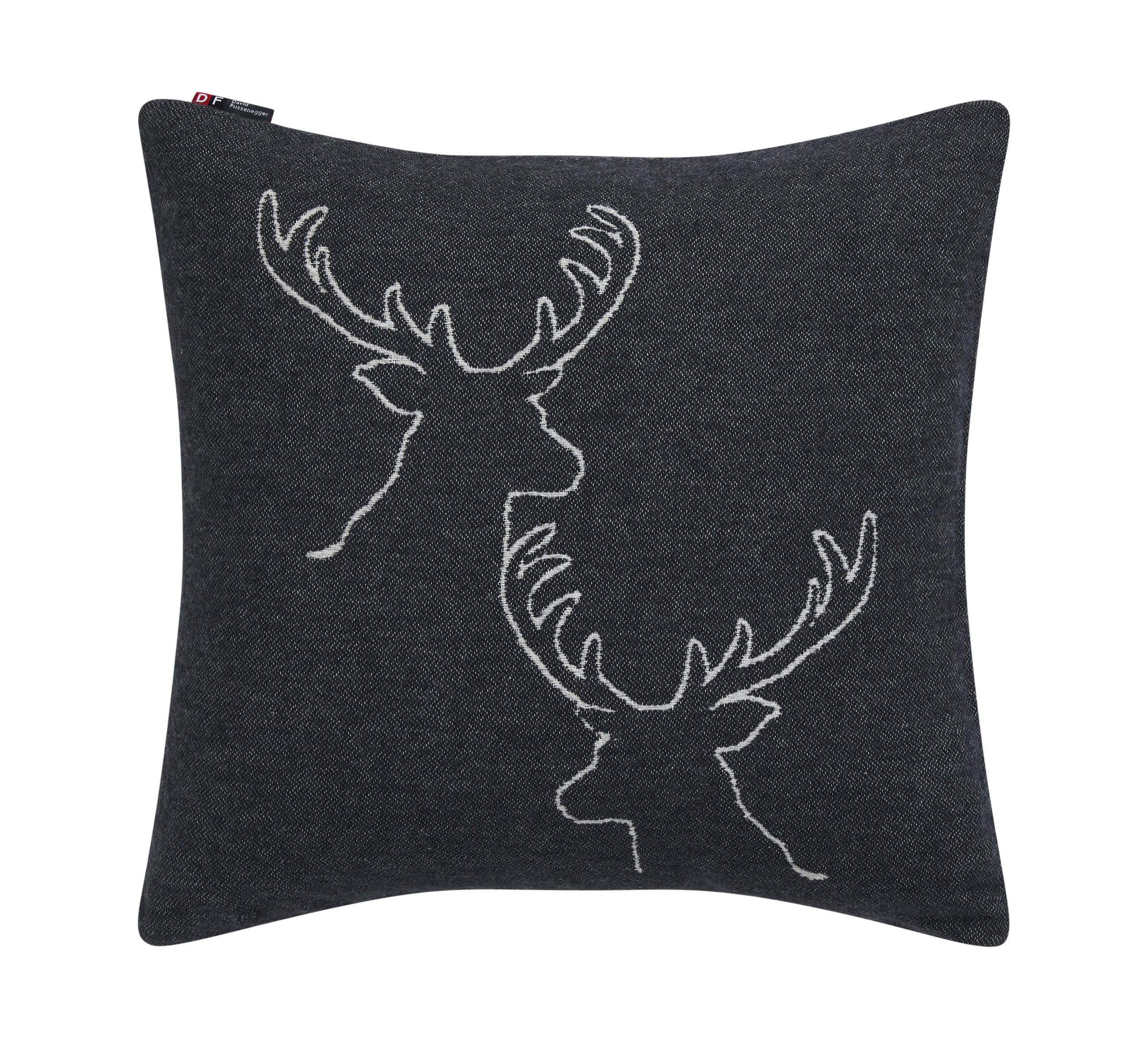 ZIERKISSEN  50/50 cm   - Dunkelgrau, Basics, Textil (50/50cm) - David Fussenegger