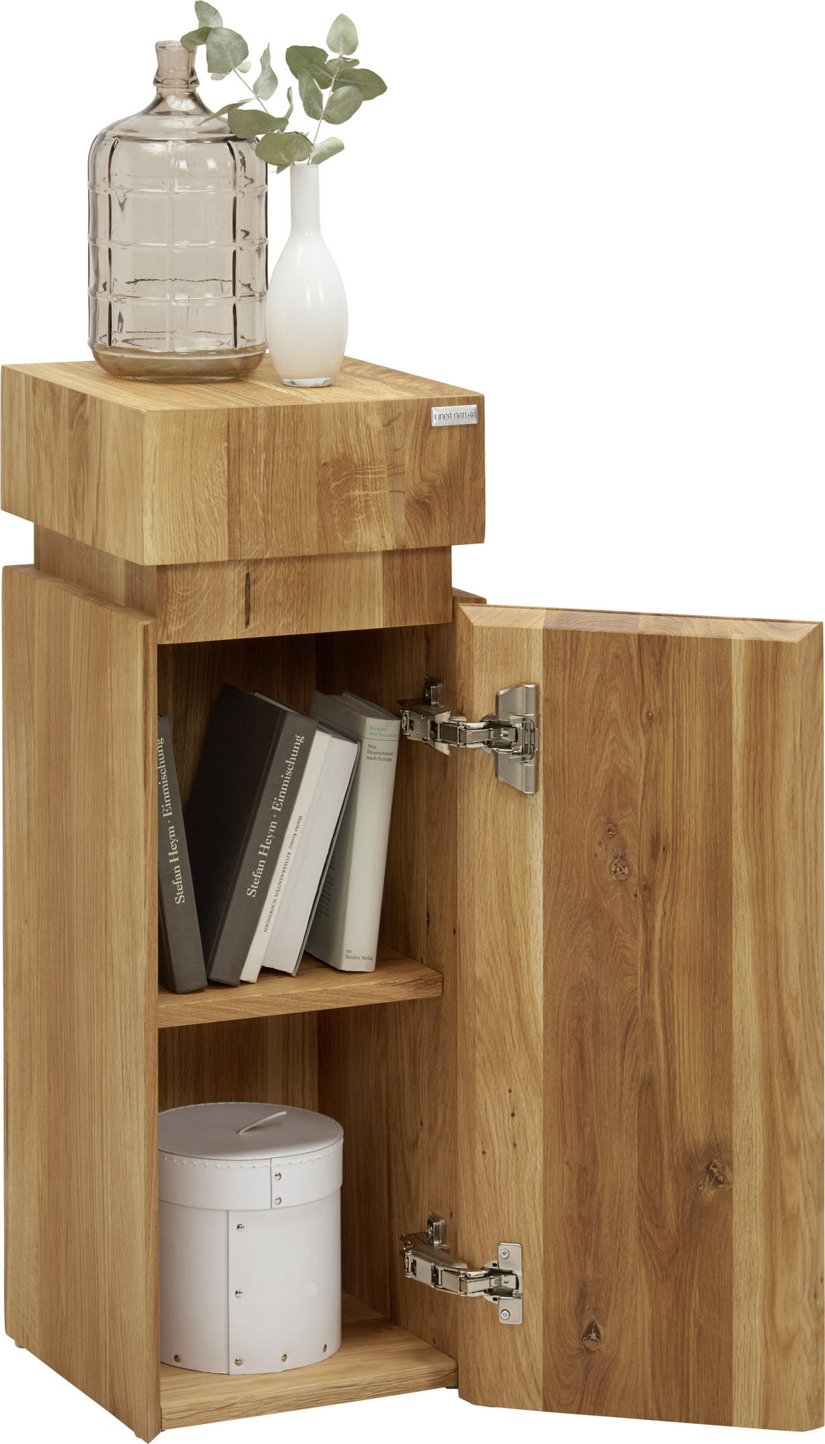 BEISTELLTISCH in Holz 30/30/80 cm  - Eichefarben, Modern, Holz (30/30/80cm) - Linea Natura