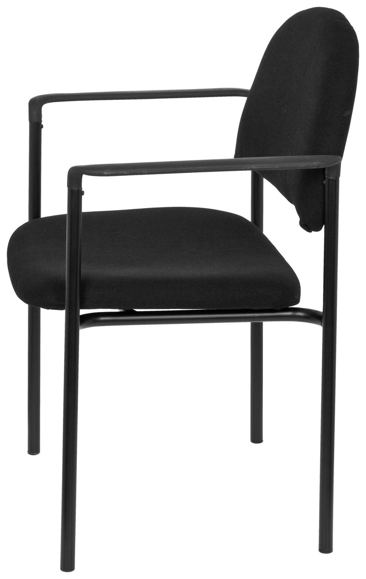 BESÖKSSTOL  i flatväv svart  - svart, Basics, metall/textil (55/84/42cm) - MID.YOU