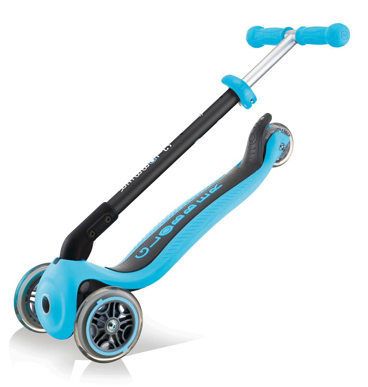 LAUFRAD GO-UP FOLDABLE LIGHT 3IN1  - Blau, LIFESTYLE, Kunststoff/Metall (57/28/93cm) - GLOBBER