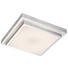 LED-DECKENLEUCHTE - Alufarben/Weiß, Basics, Kunststoff/Metall (40/40/9cm) - Novel LED-DECKENLEUCHTE - Alufarben/Weiß, Basics, Kunststoff/Metall (40/40/9cm) - Novel