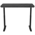 SCHREIBTISCH 140/70/73-118 cm  in Schwarz  - Schwarz, Design, Holzwerkstoff/Kunststoff (140/70/73-118cm) - Novel