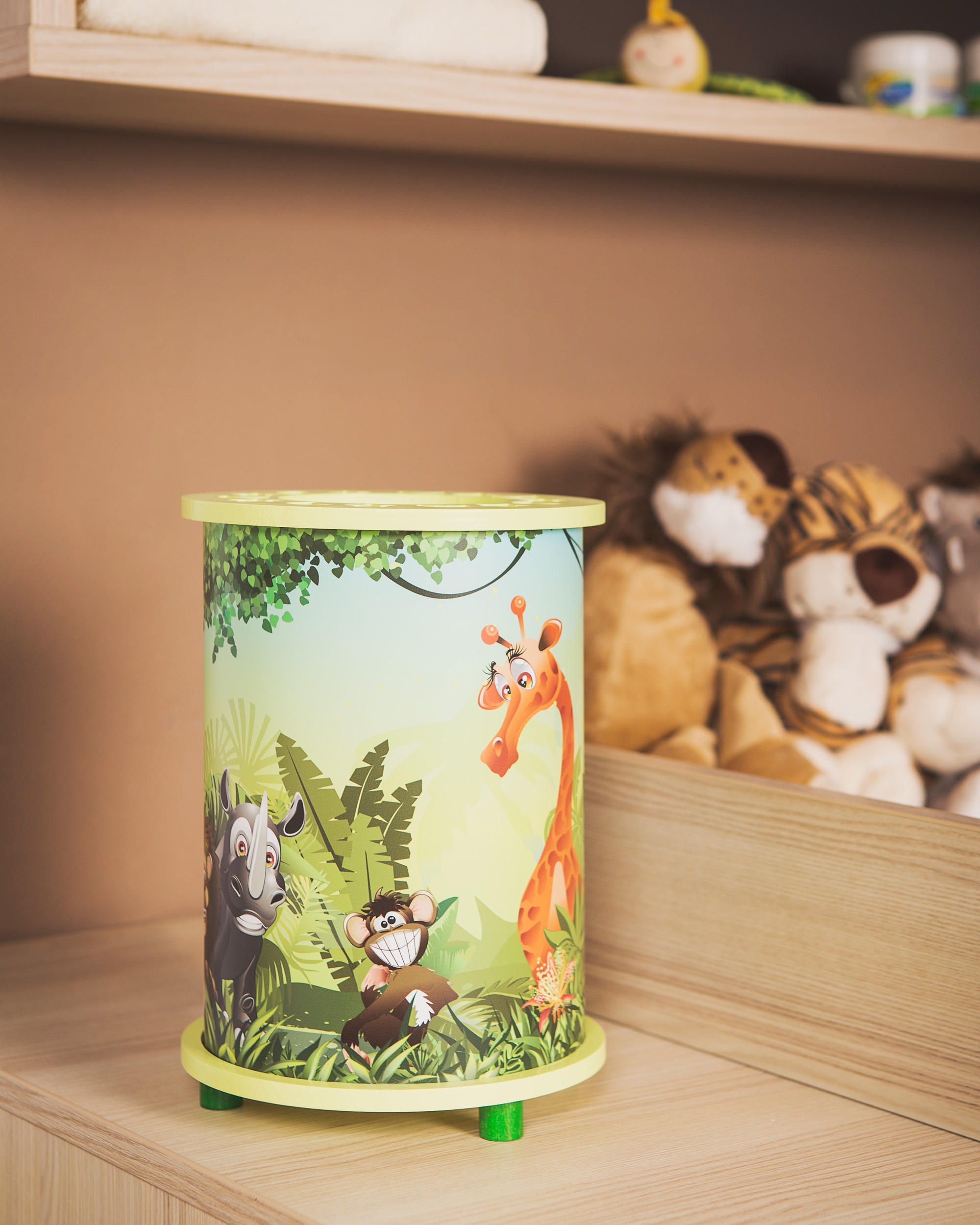 KINDERTISCHLEUCHTE  - Grün, Basics, Holz/Kunststoff (20/25cm)