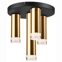 DECKENLEUCHTE Diego 30/6/32 cm   - Goldfarben, Design, Metall (30/6/32cm)