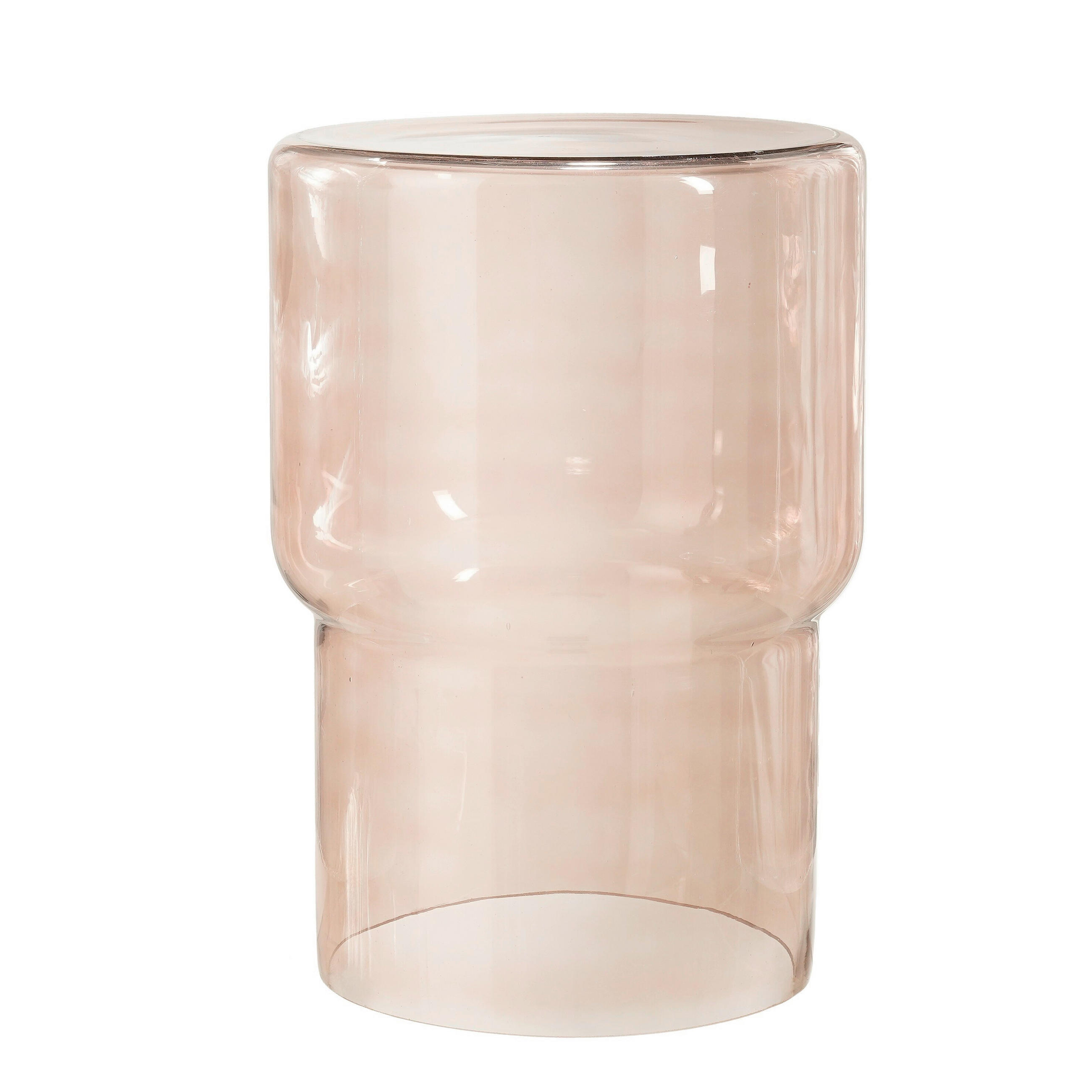 PRÍRUČNÝ STOLÍK, hnedá - hnedá, Basics, sklo (30/44.5cm)