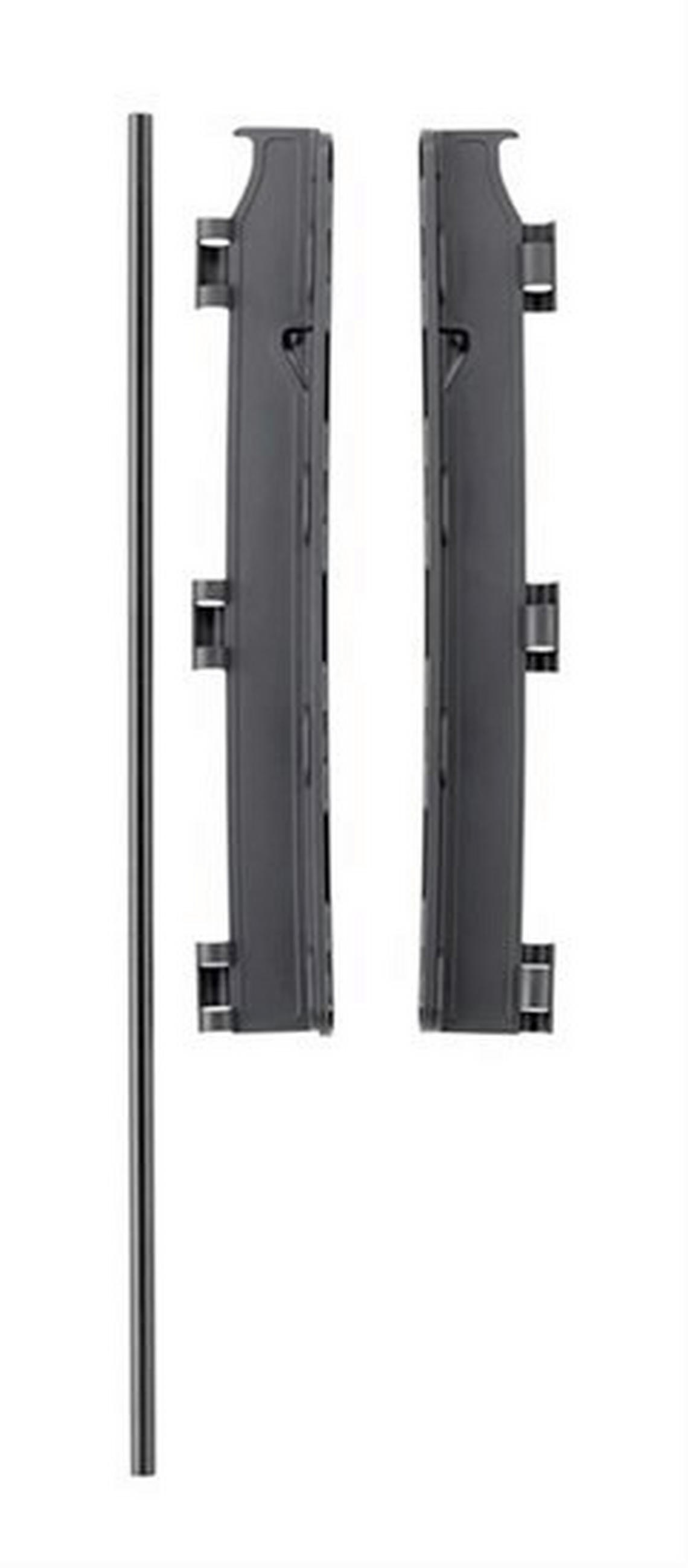WANDBESCHLAG Treppengitter  - Schwarz, Basics, Kunststoff/Metall (72/10/5cm) - Baby Dan