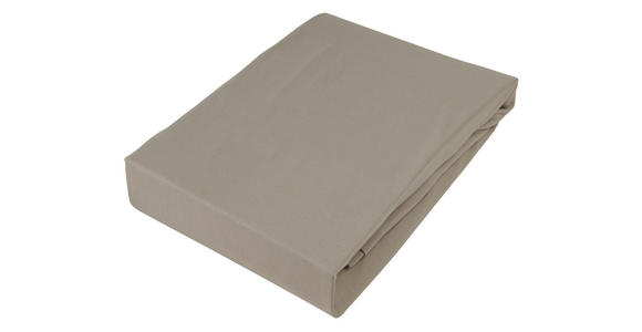 BOXSPRING-SPANNLEINTUCH 140/220 cm  - Taupe, KONVENTIONELL, Textil (140/220cm) - Novel