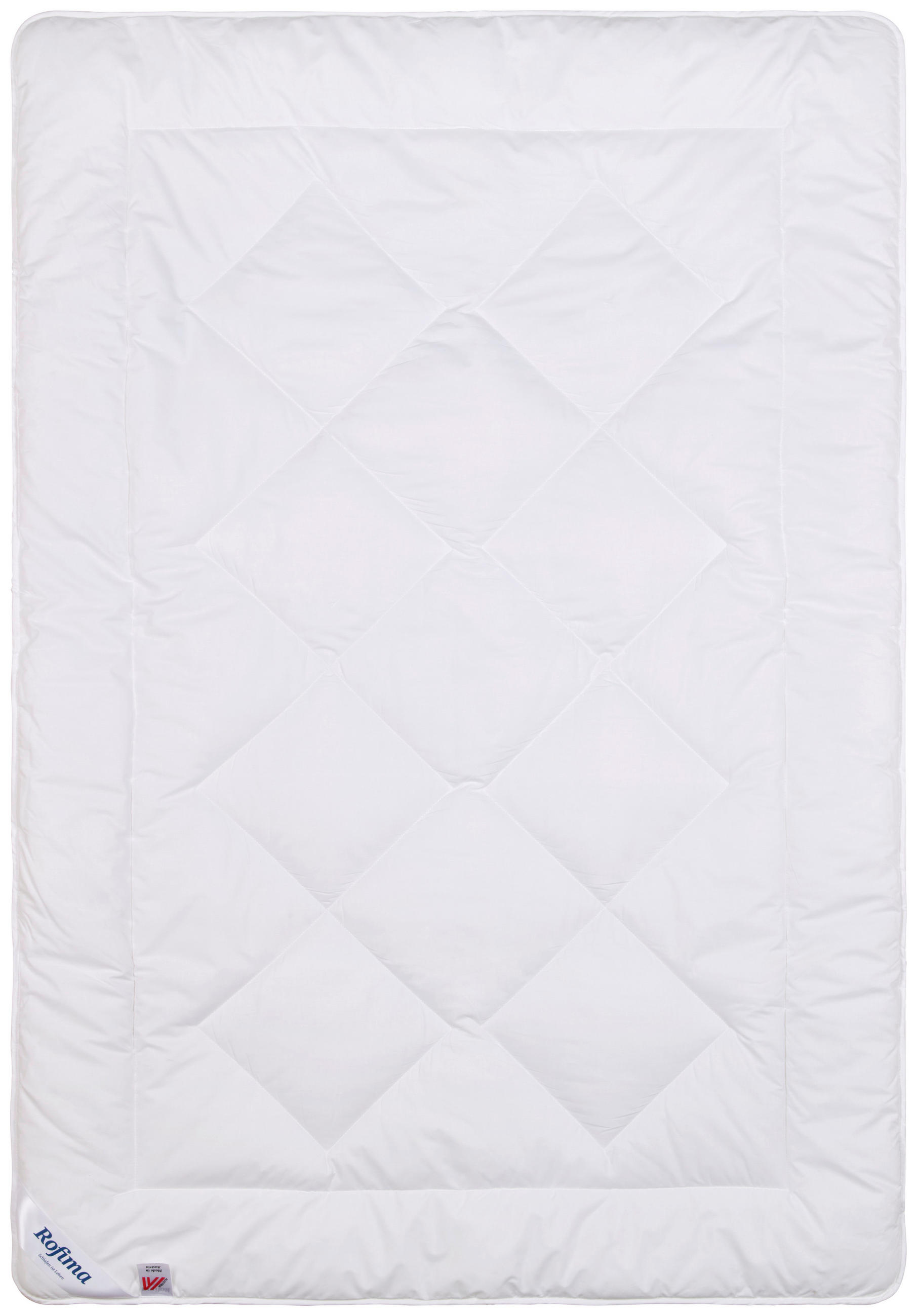 GANZJAHRESDECKE  Klimasoft 140/200 cm 50.00 % Polyester (recycelt), 50.00 % Lyocell  - Weiß, Basics, Textil (140/200cm) - Rofima