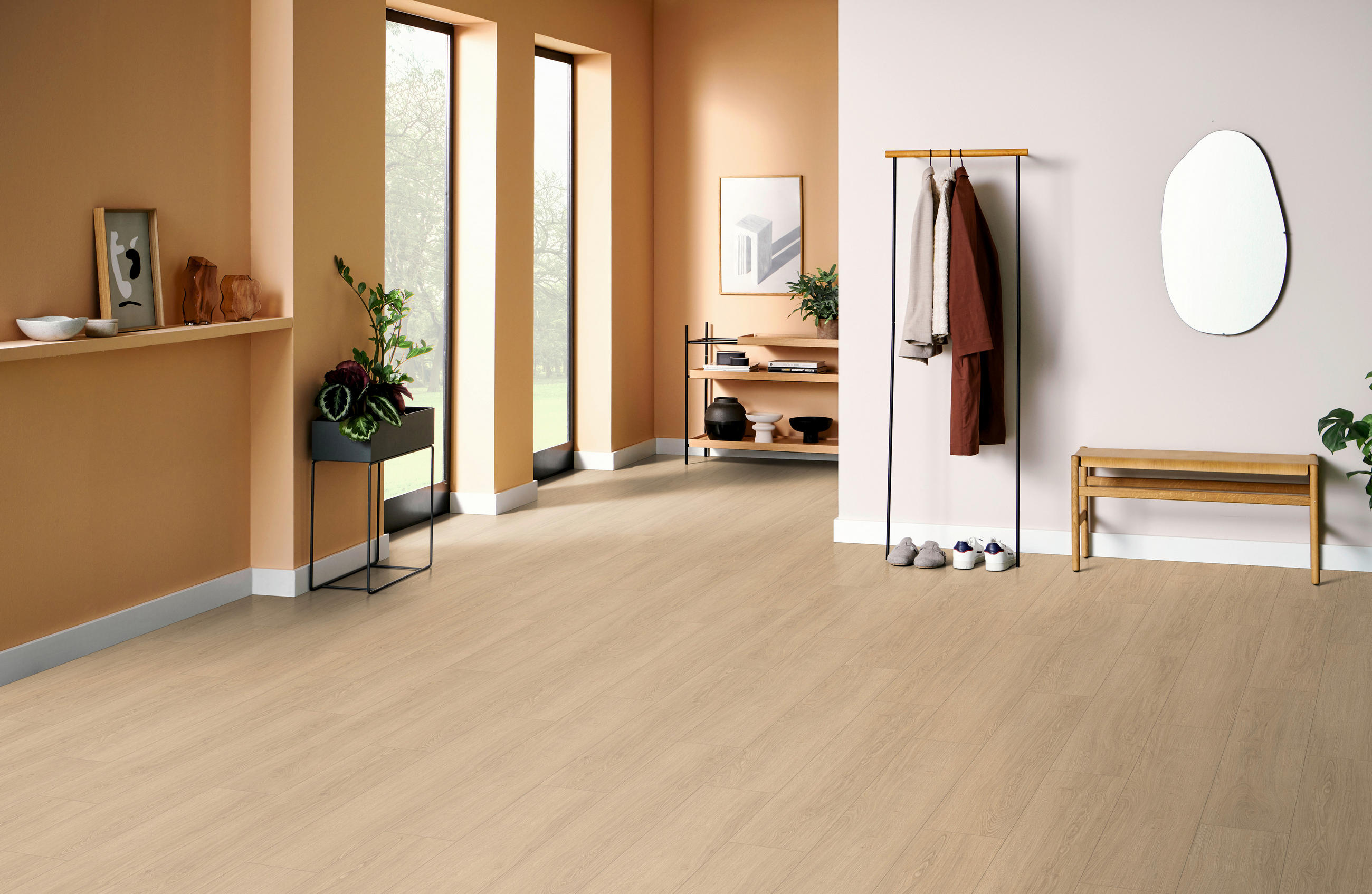 LAMINATBODEN Victoria Eiche EGGER Nature Sense Aqua  per  m² - Hellbraun/Eichefarben, KONVENTIONELL, Holzwerkstoff (129.2/19.3/0.8cm) - Egger Holzwerkstoffe