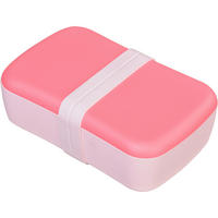 JAUSENBOX  - Rosa, Natur, Naturmaterialien/Kunststoff (17,9/11,2/6cm) - Avelia