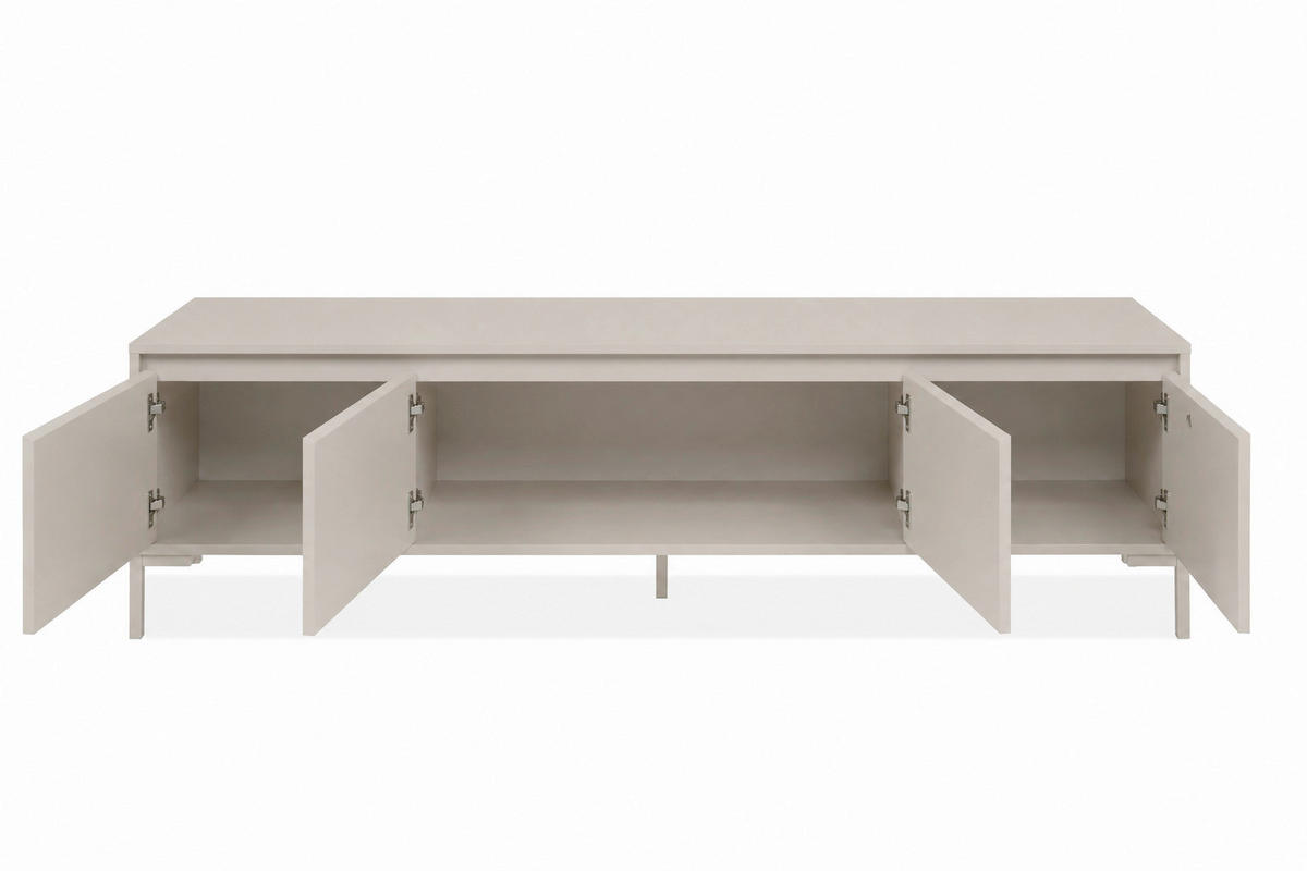 LOWBOARD  176/49/40 cm  stehend  - Kaschmir, Design, Holzwerkstoff/Metall (176/49/40cm) - MID.YOU