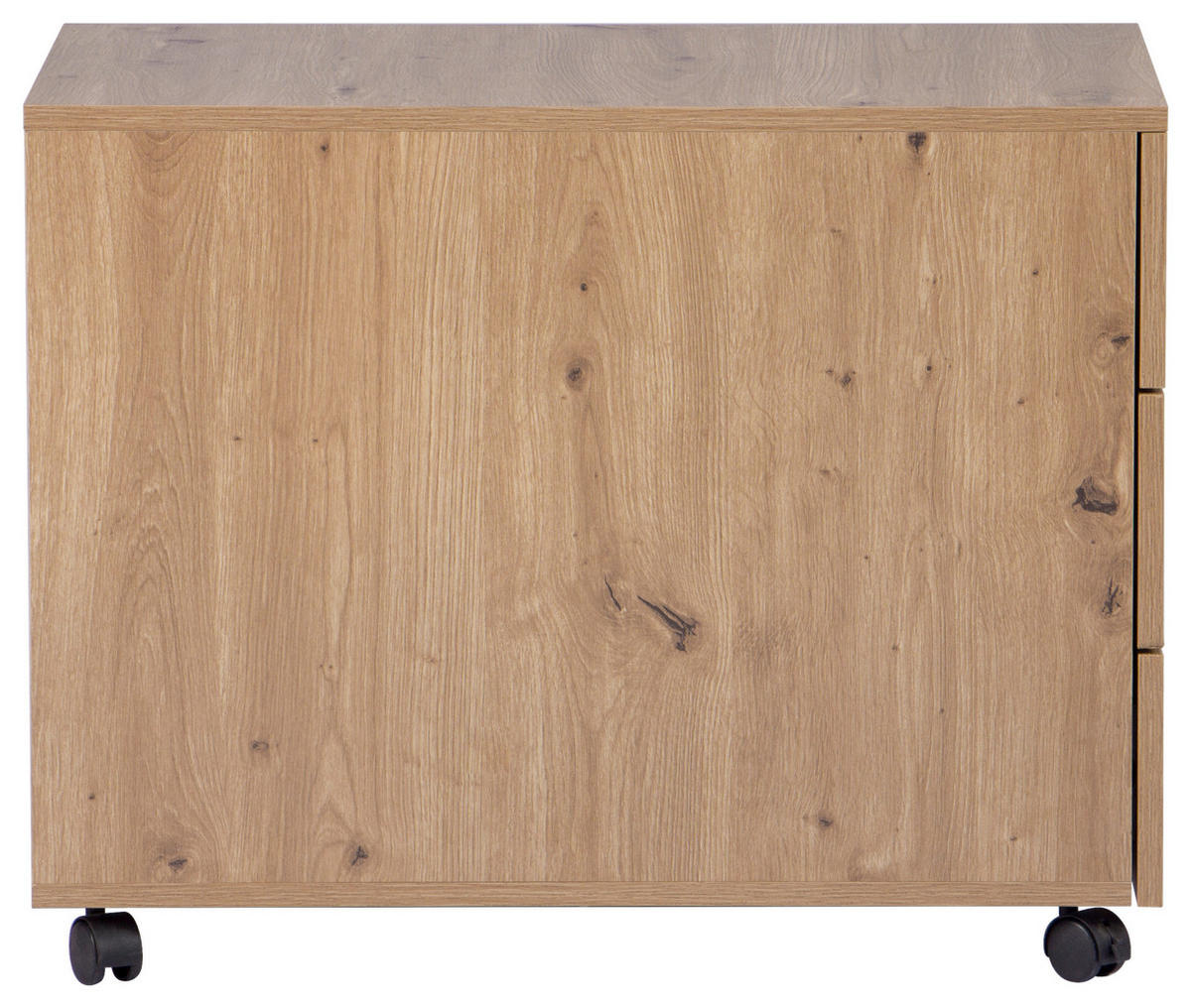 ROLLCONTAINER 39/55/70 cm  - Eiche Artisan, MODERN, Holzwerkstoff/Kunststoff (39/55/70cm) - Livetastic