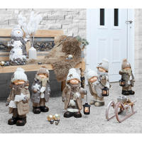 UKRASNA FIGURICA DETE - višebojna, Lajfstajl, kamen (26/43/16cm) - X-Mas