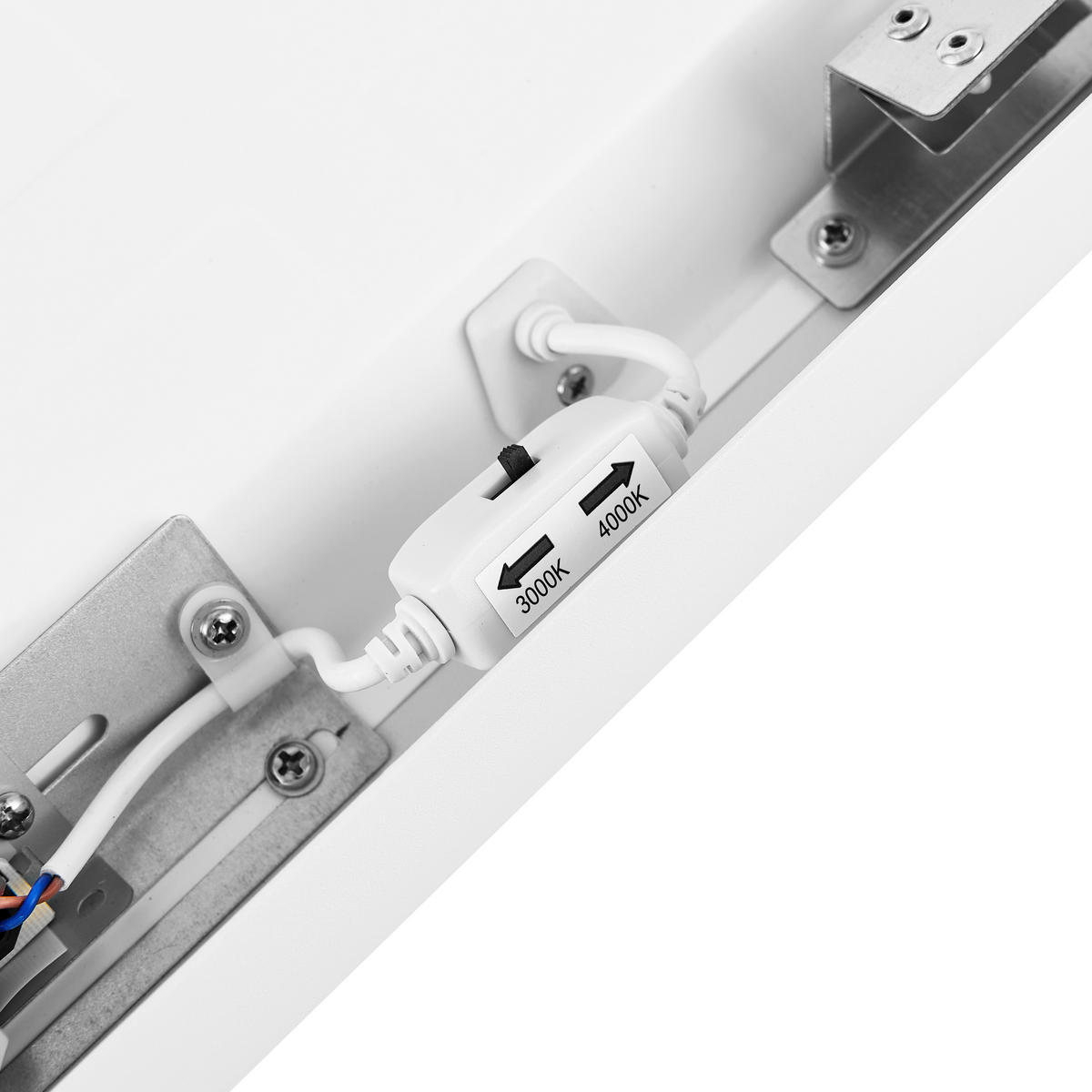 LED-PANEEL 122,5/32,5/4,8 cm  - Weiß, Basics, Metall (122,5/32,5/4,8cm)