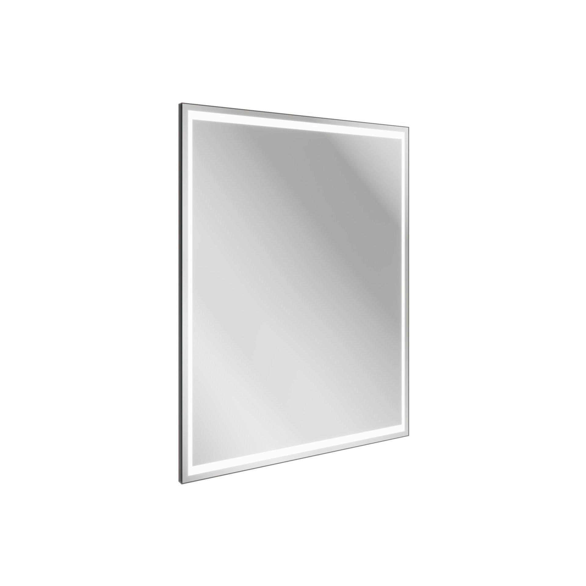 SPIEGEL 70,5/90,5/2,2 cm  - Schwarz, Basics, Glas/Metall (70,5/90,5/2,2cm) - MID.YOU