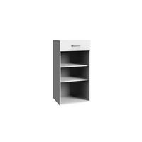 REGAL bijela  drvni materijal  - bijela/boje aluminija, Konvencionalno, drvni materijal/plastika (50/98/40cm) - Xora